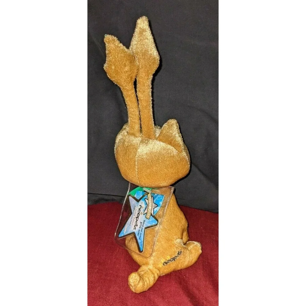 Neopets Gold Aisha Limited Edition Series 1 KeyQuest Plush New With Tags RARE